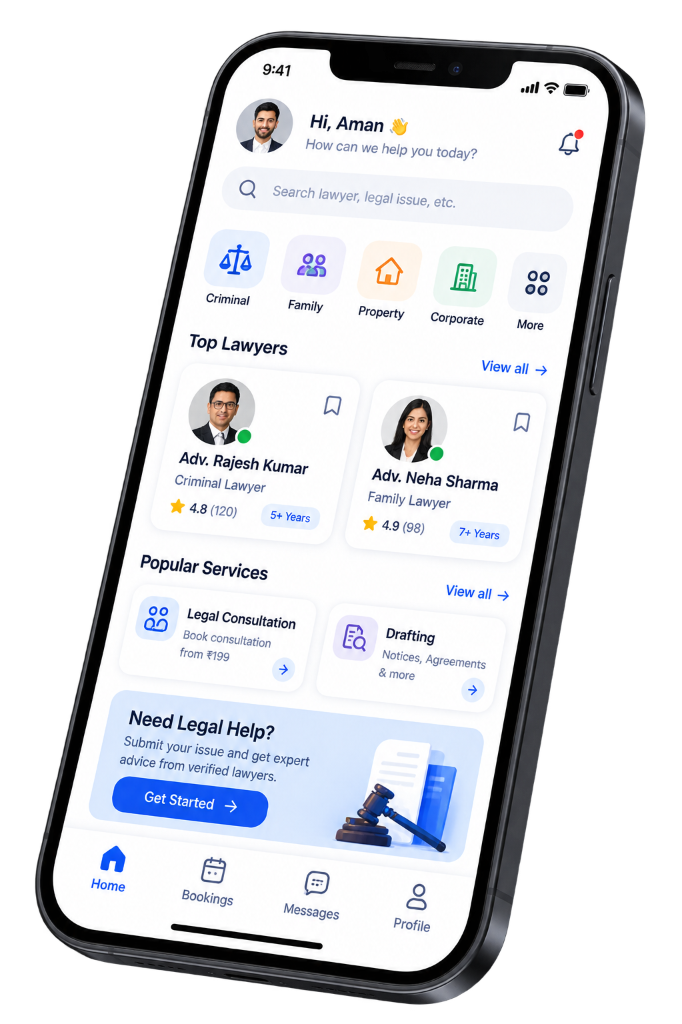 Hire Your Vakeel App Experience
