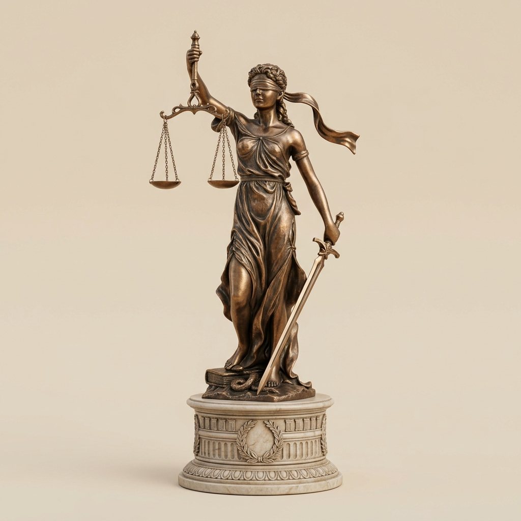 Lady Justice Statue Symbol of Law and Justice